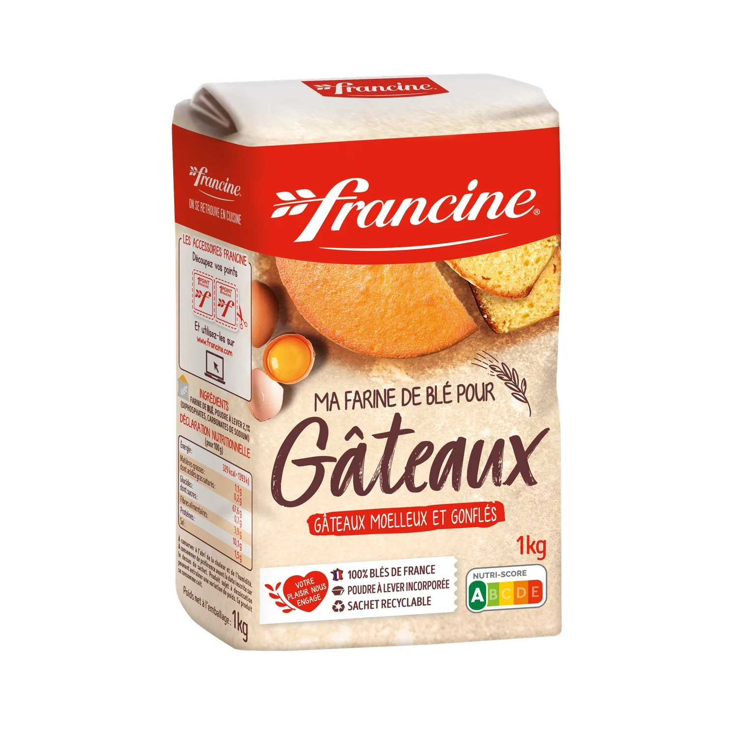 Francine wheat flour for cakes