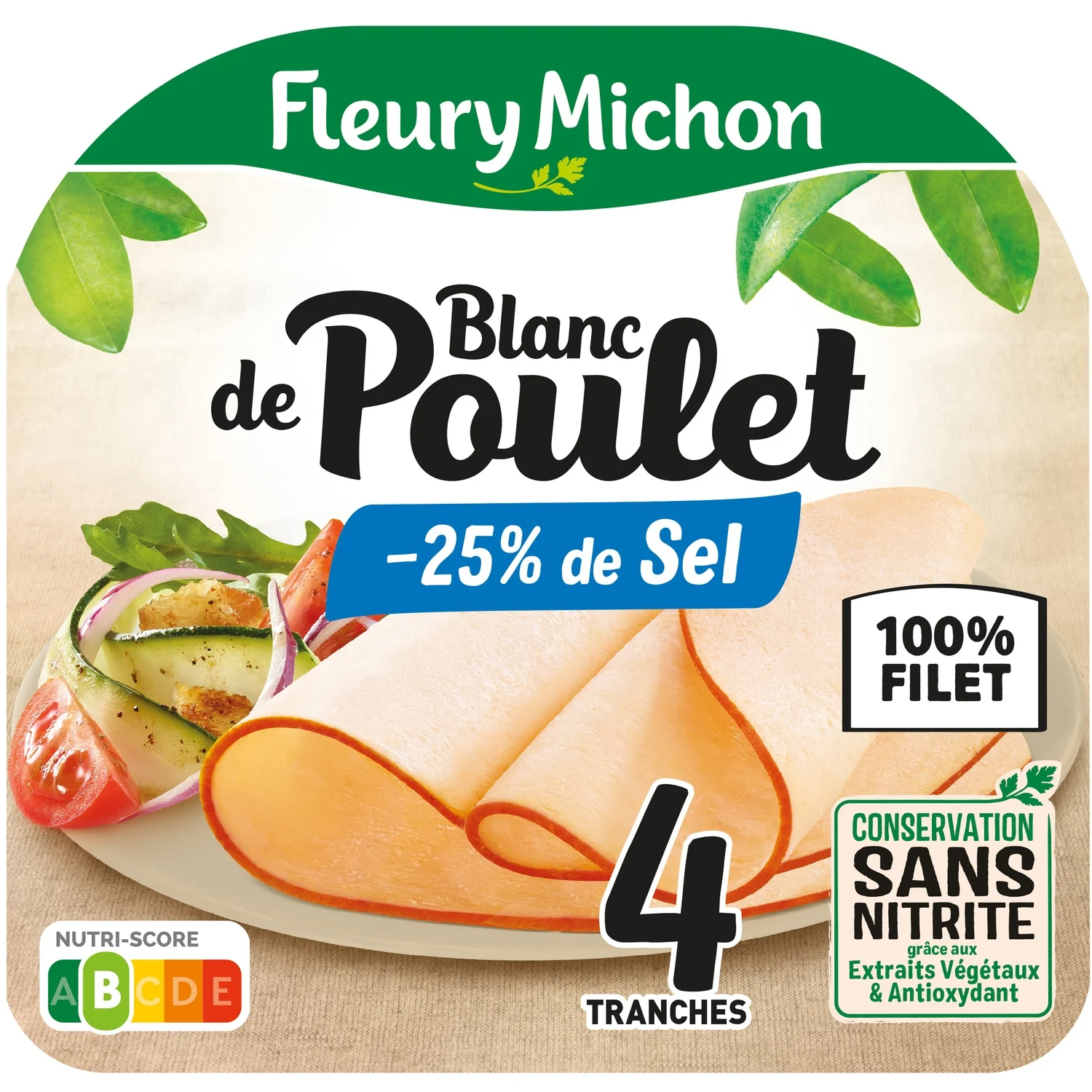 Fleury Michon Chicken Breast - 25% Salt