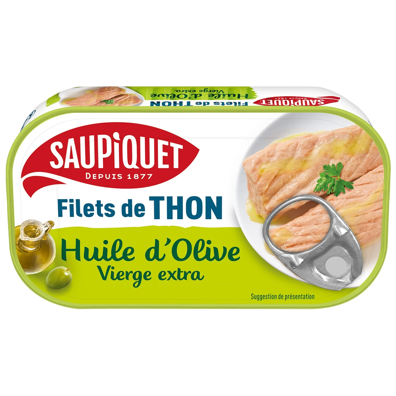 Saupiquet Tuna Fillets in Extra Virgin Olive Oil