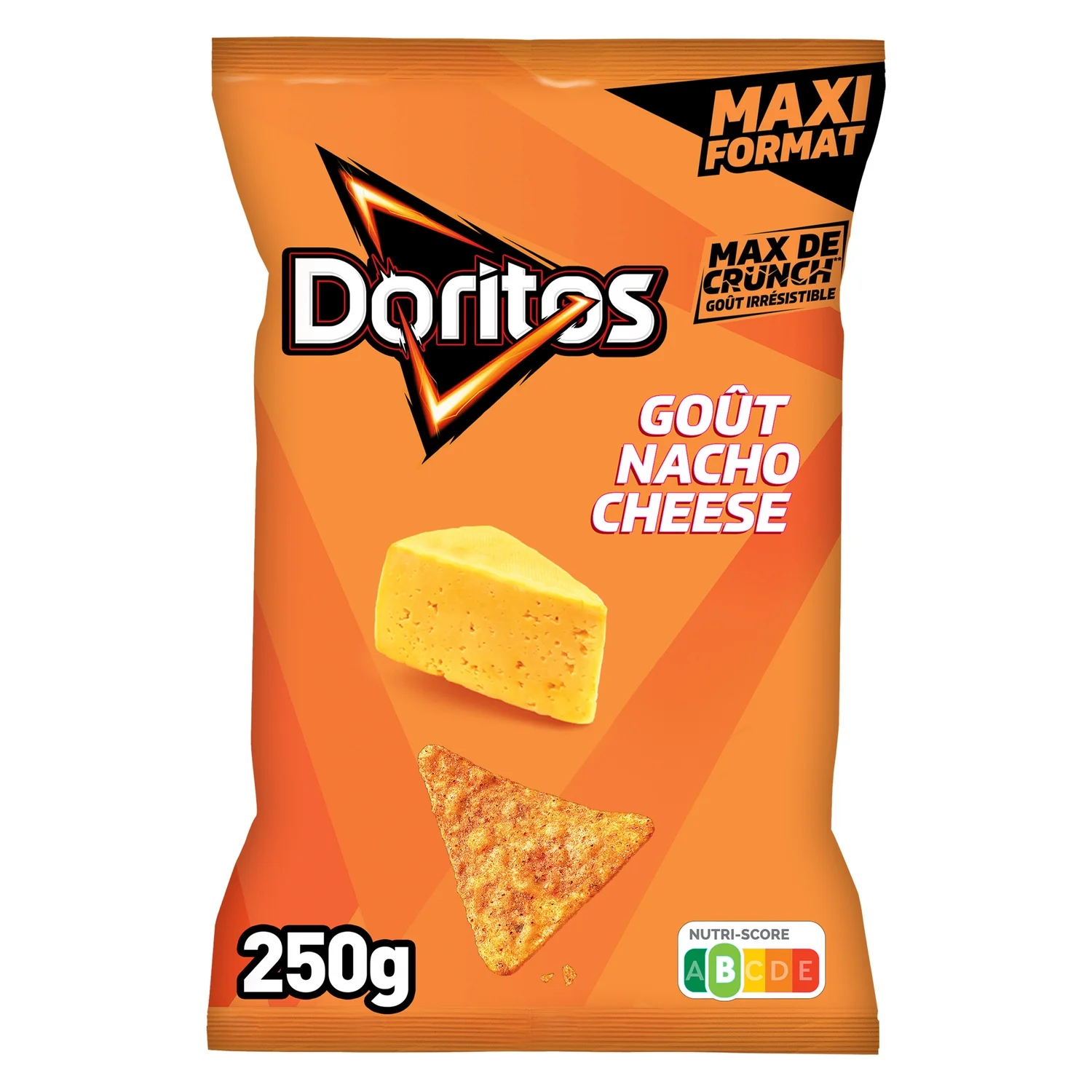 Doritos tortilla chips nacho cheese flavor maxi size 