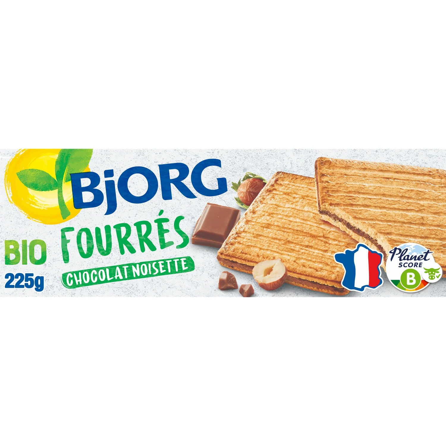 Bjorg milk chocolate hazelnut filling