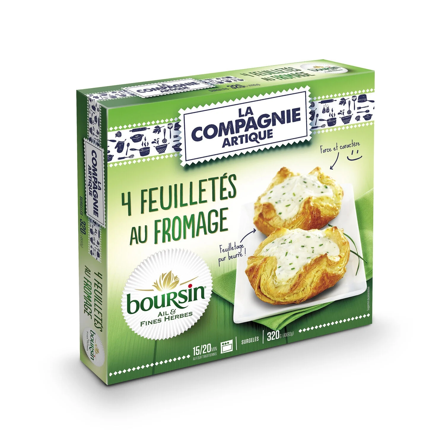 Feuilletés au fromage Boursin