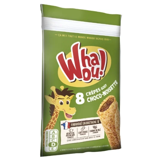 crêpes goût choco-noisette Whaou