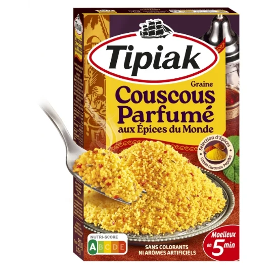 Tipiak graines de couscous parfumées