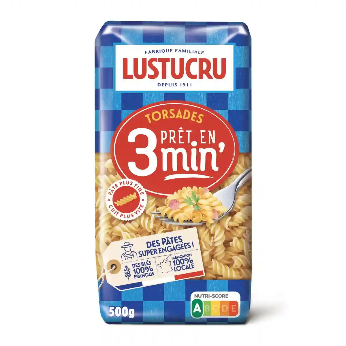 Lustucru quick-bake twists