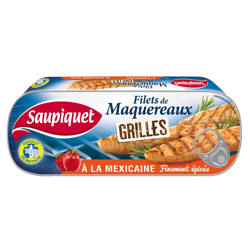 Saupiquet Mackerel Fillets (Grilled Mexican Style)
