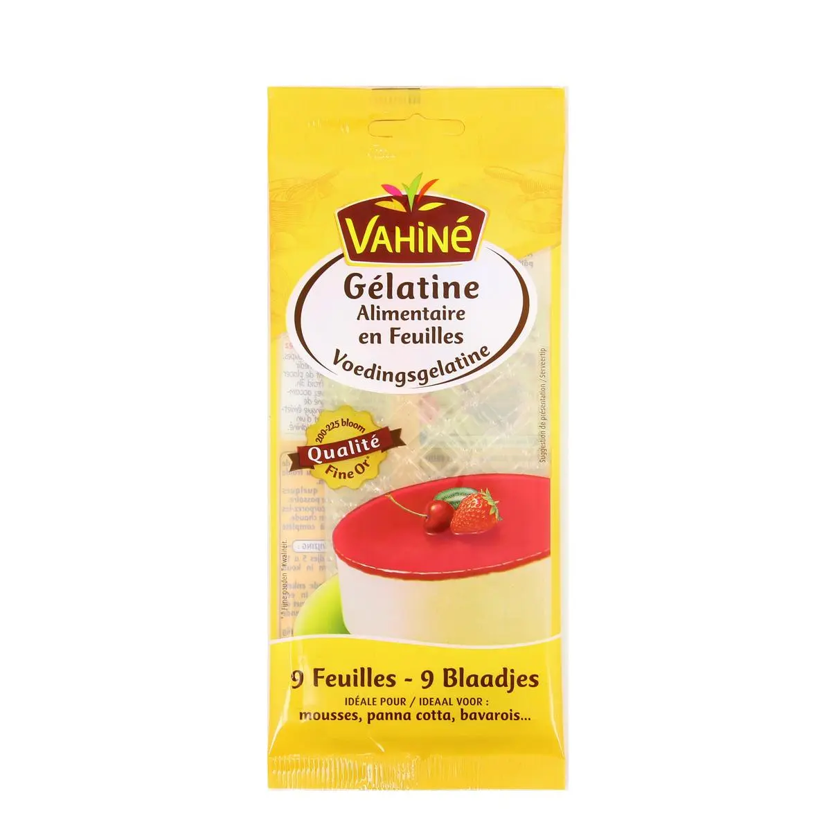Vahiné edible gelatin sheets