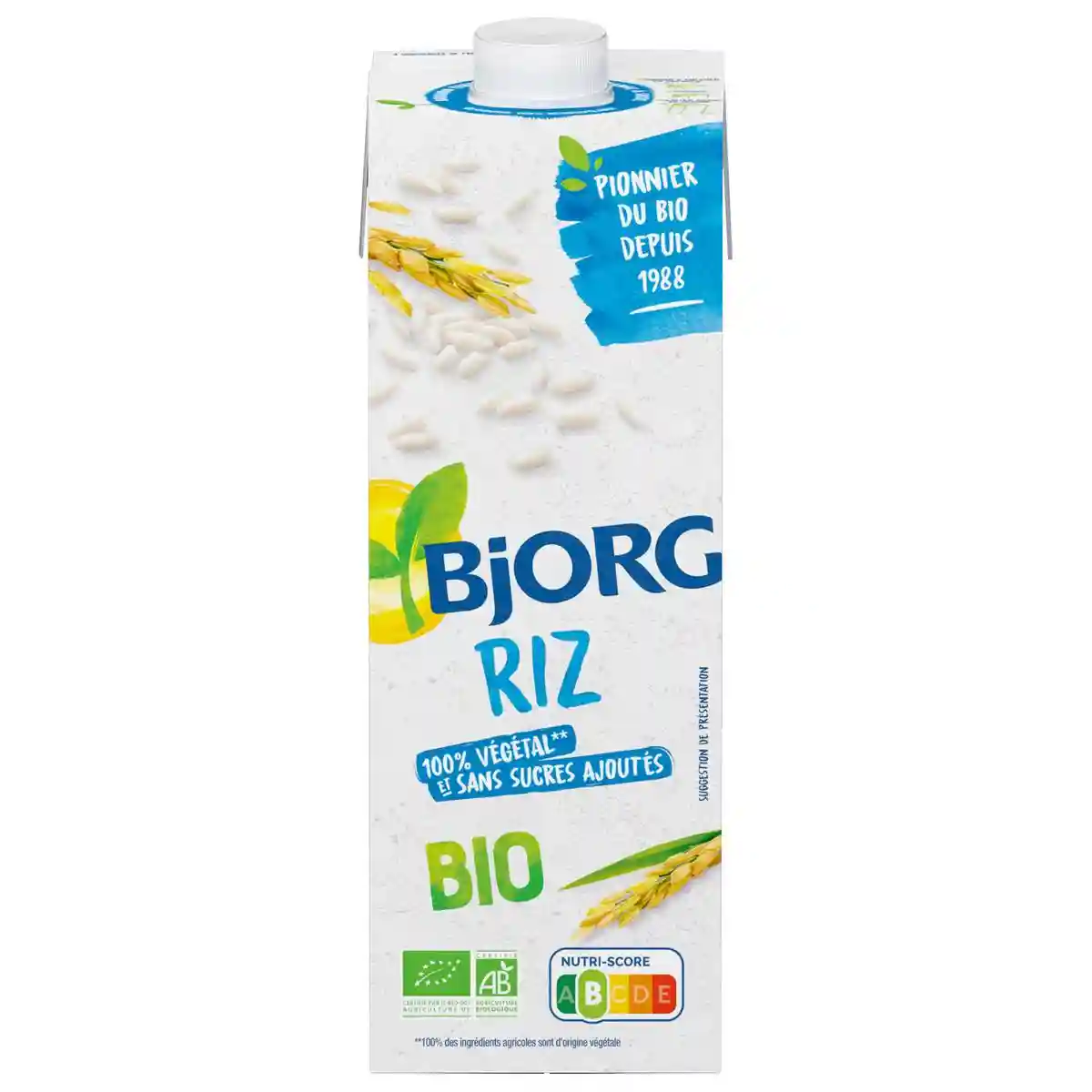 Bjorg organic vegetable rice drink