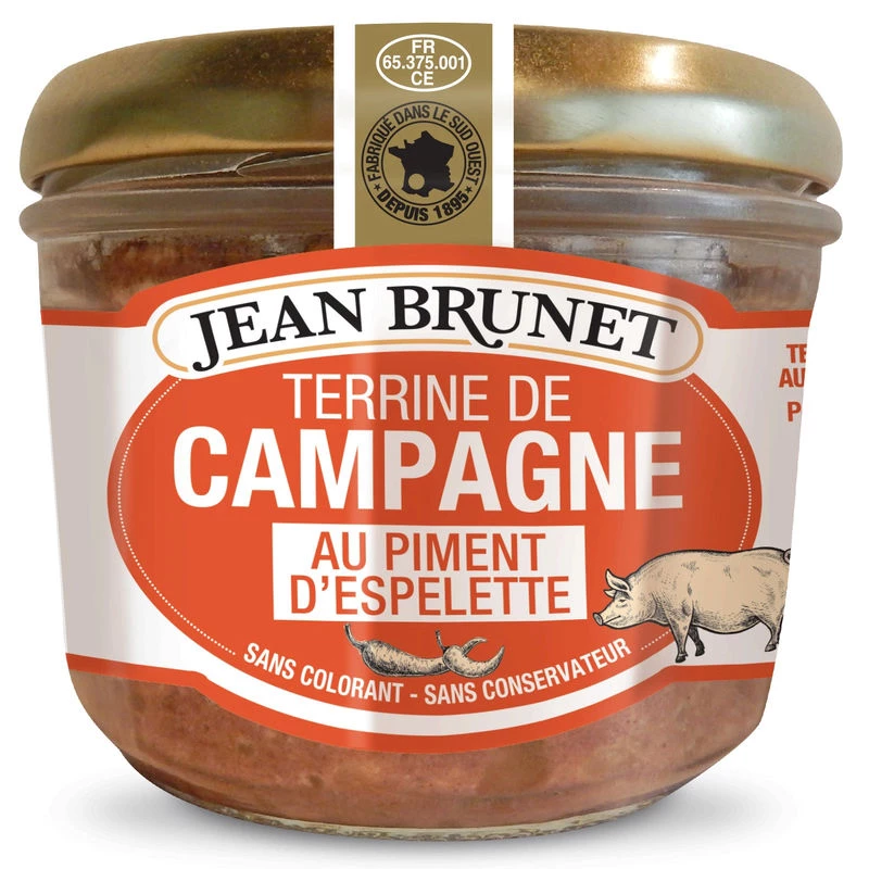Jean Brunet country terrine with espelette pepper