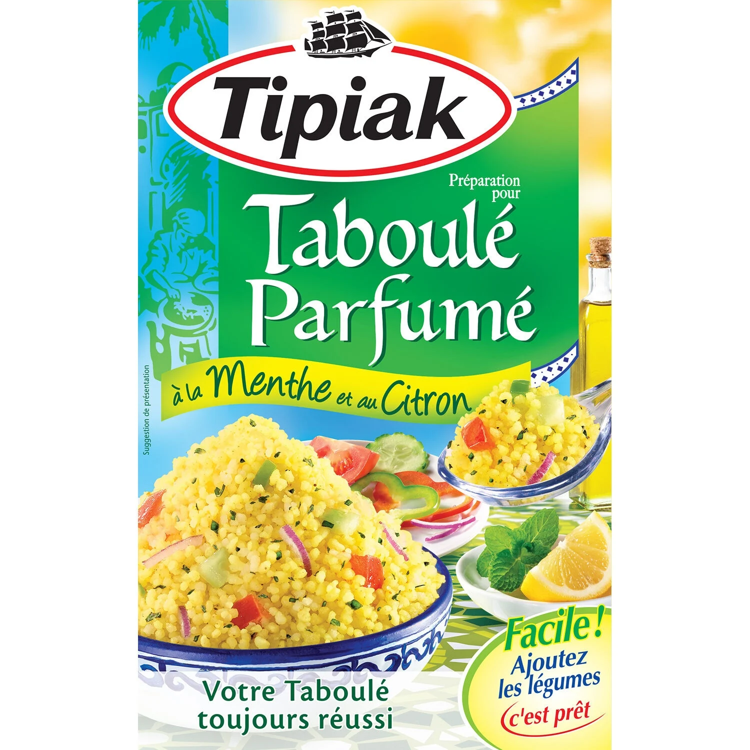 Tipiak lemon and mint tabbouleh