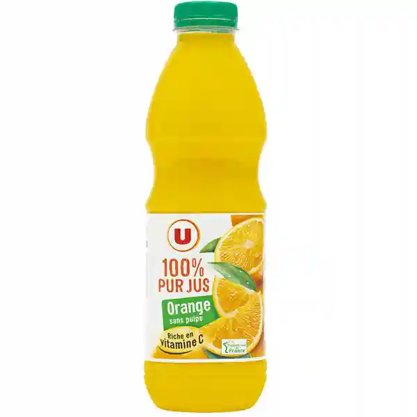 Pure orange juice without pulp U