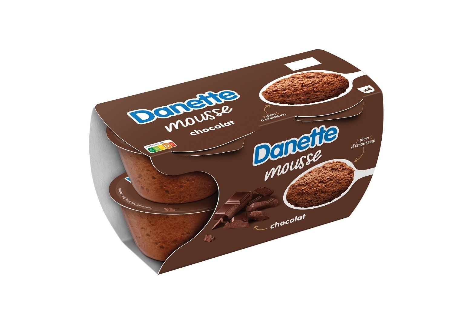 Chocolate mousse Danette