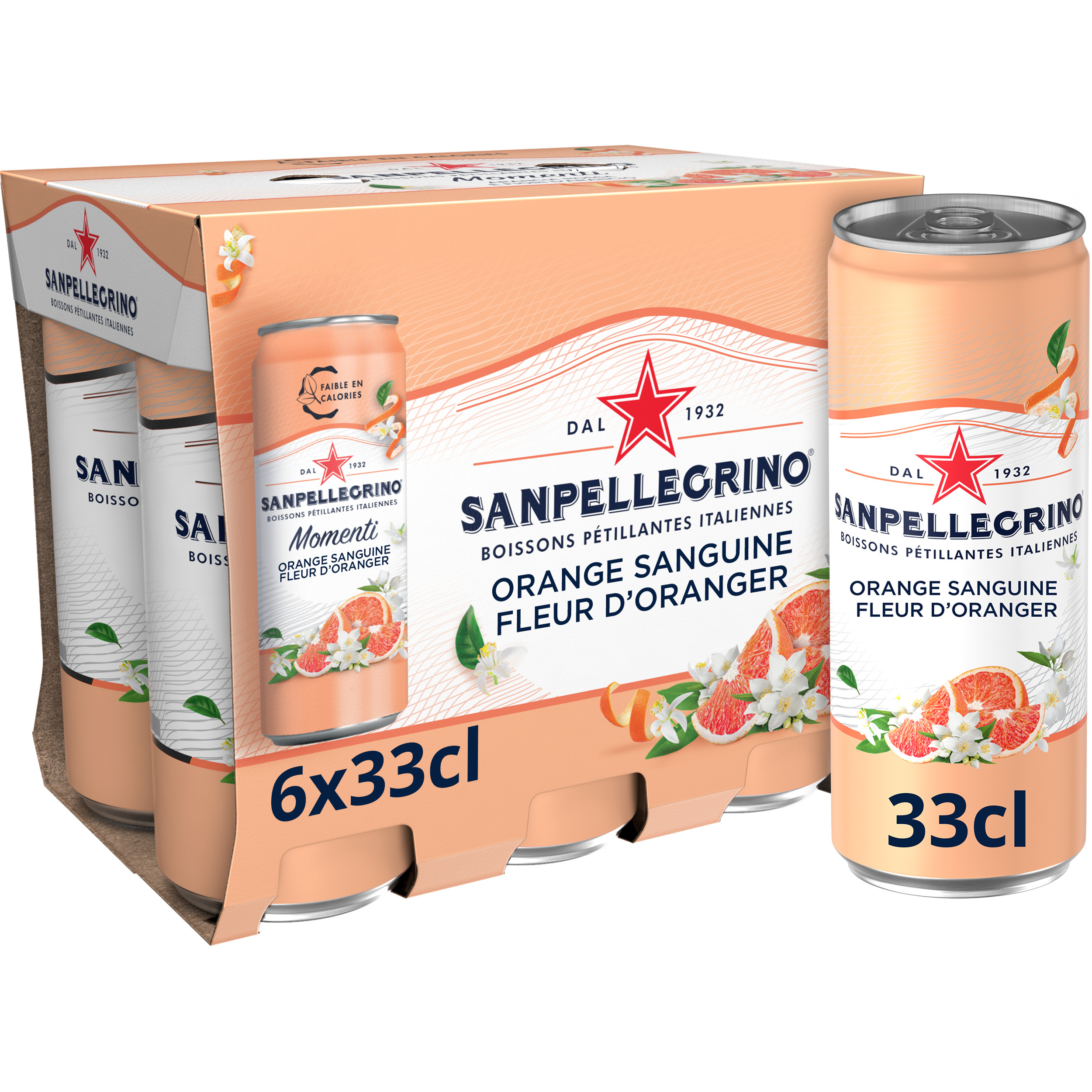 San Pellegrino blood orange blossom 6x33cl