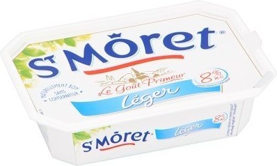 St Môret light spreadable cheese 8% MG