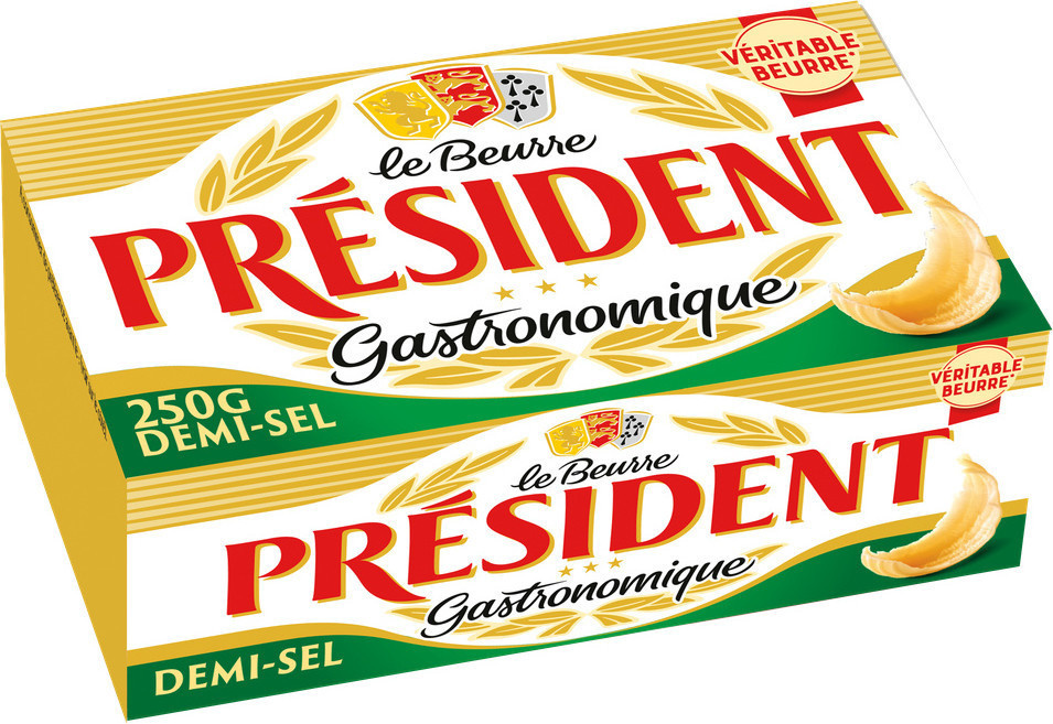 President semi-salted gourmet butter