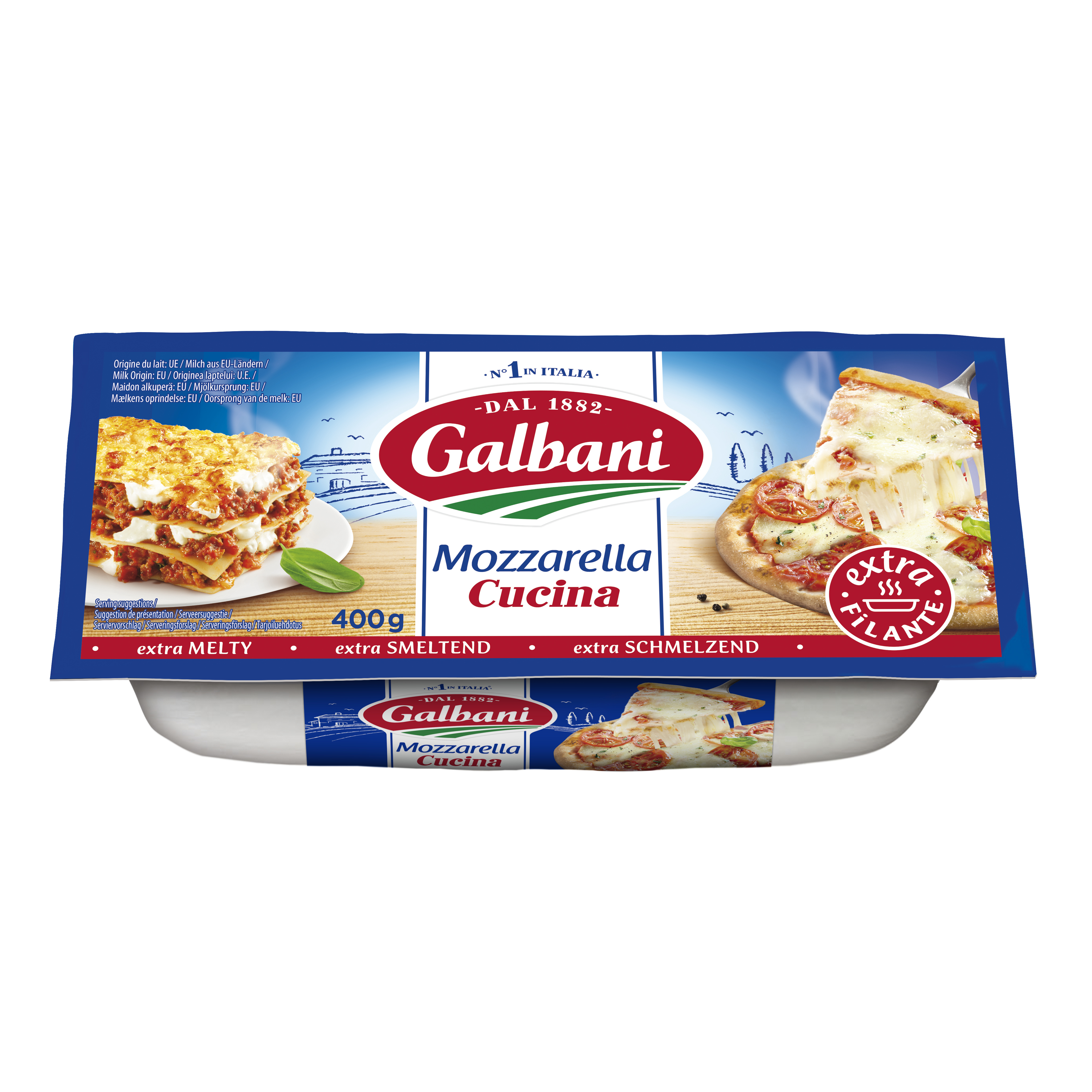 Galbani mozzarella pour cuisine