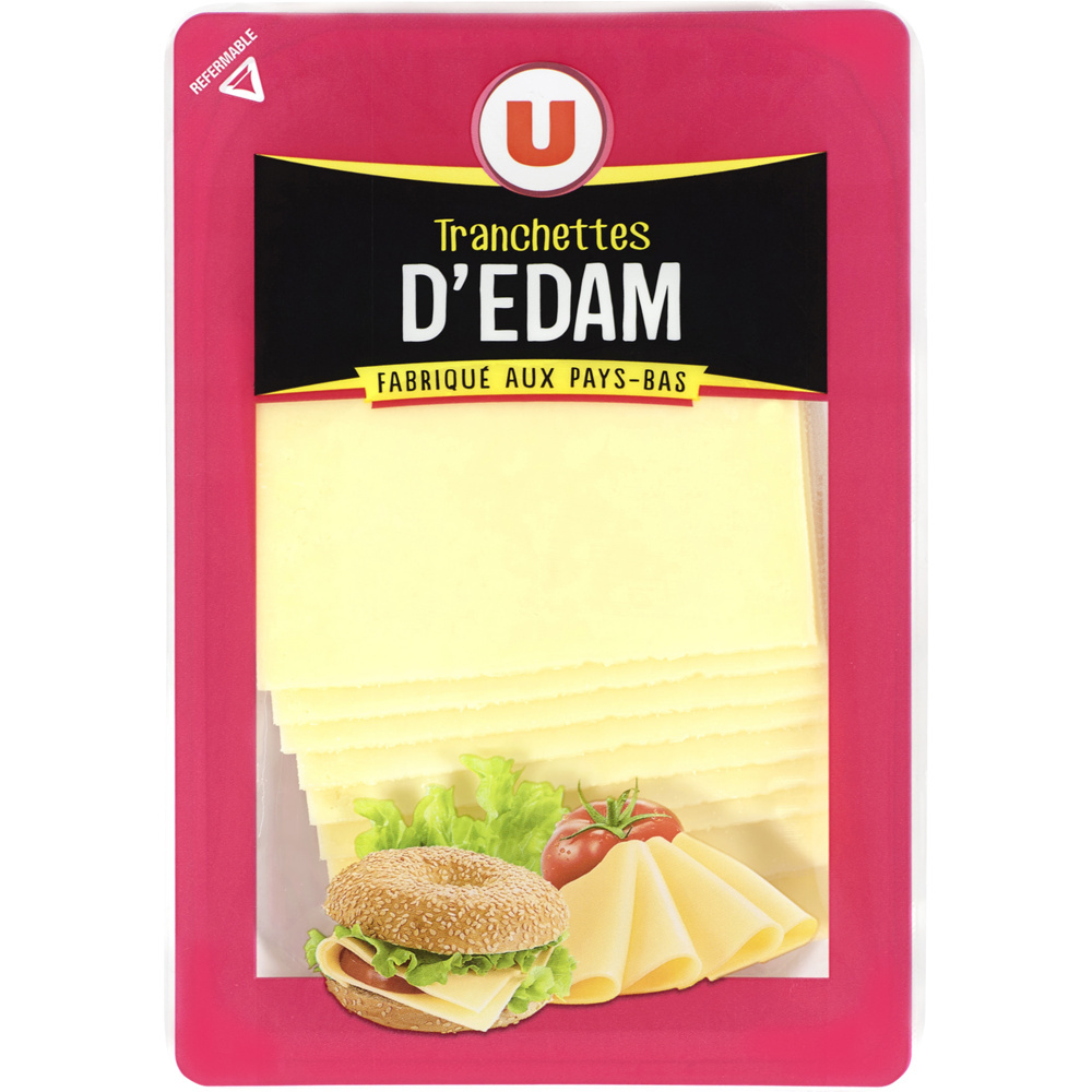 Edam cheese slices U