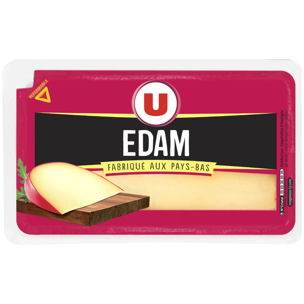 Edam pasteurized milk cheese U