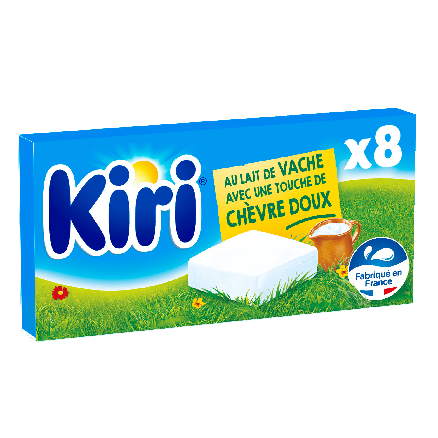 Mild goat's cheese kiri 