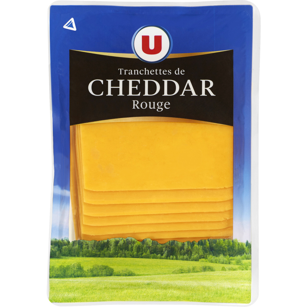 Cheddar U sliced
