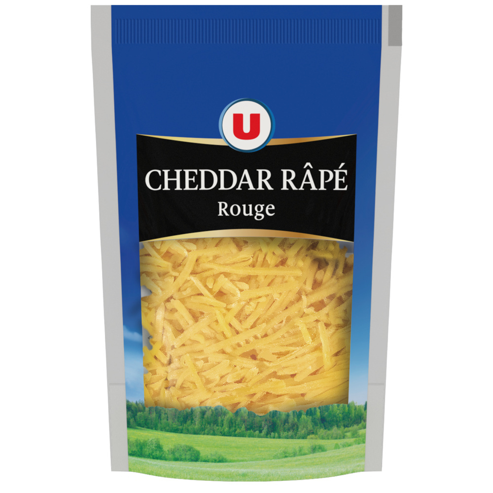 Cheddar rouge râpé U