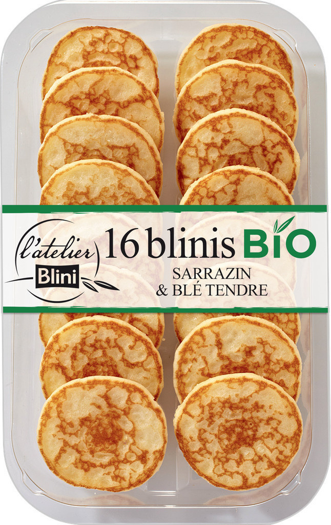 L'atelier Blini , 16 organic blinis 