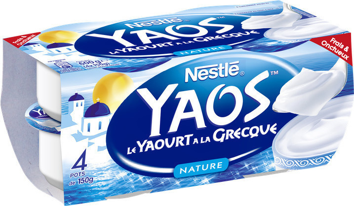 Yaos Greek-style yogurt 4 x 150g
