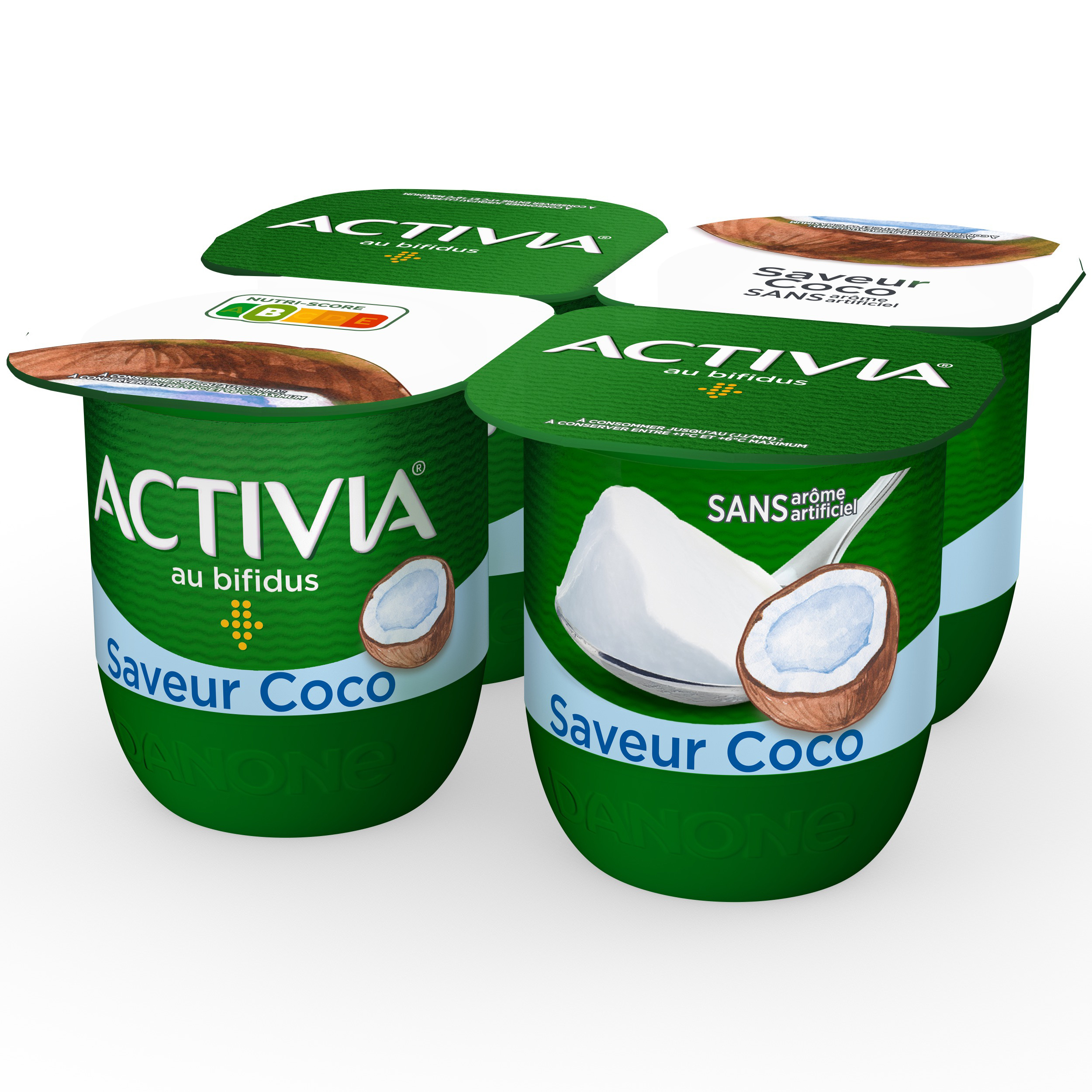 Activia bifidus coconut flavor
