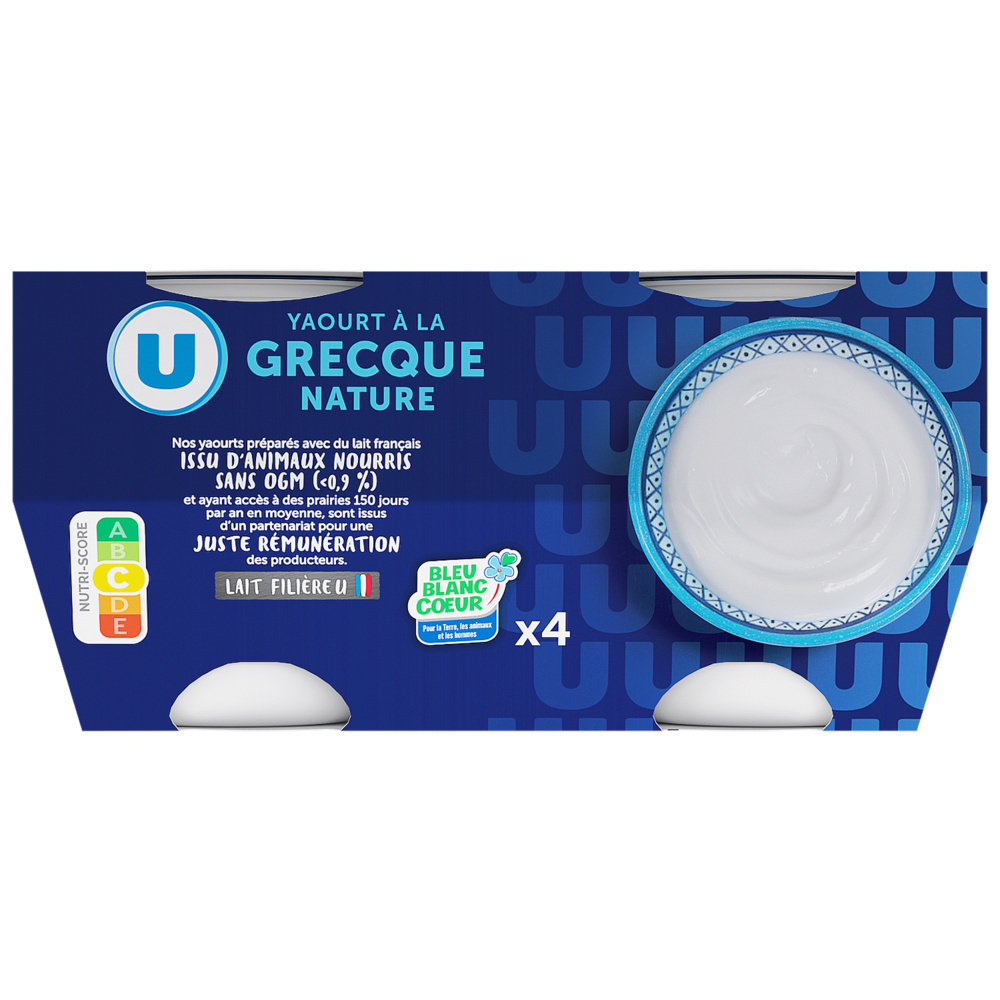 Plain Greek yogurt U