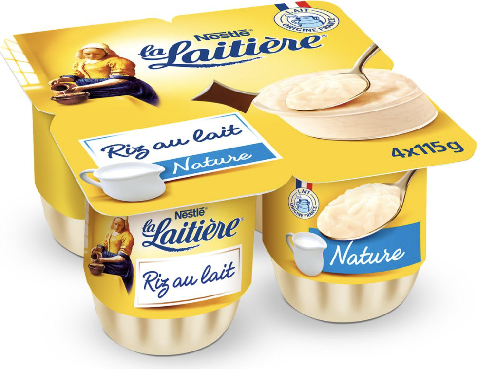 La Laitière plain rice pudding