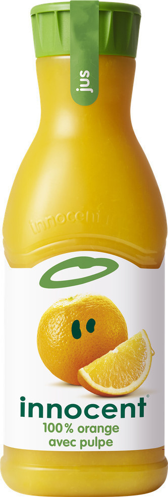 Innocent orange juice with pulp