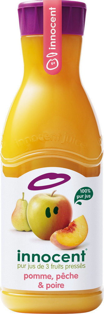 Innocent apple, peach & pear juice