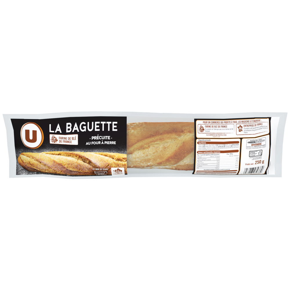 Baguette Précuite sur Four à Pierre U