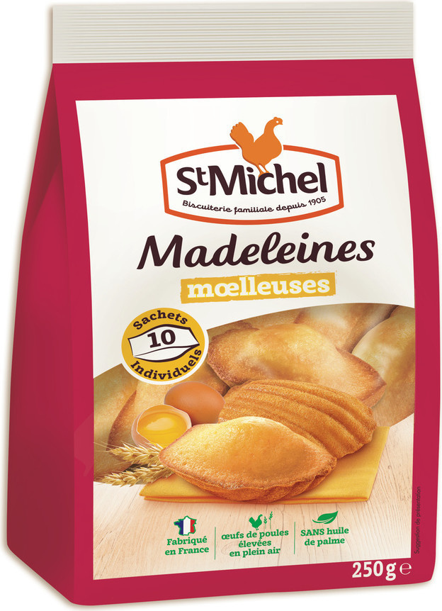 St Michel soft madeleines