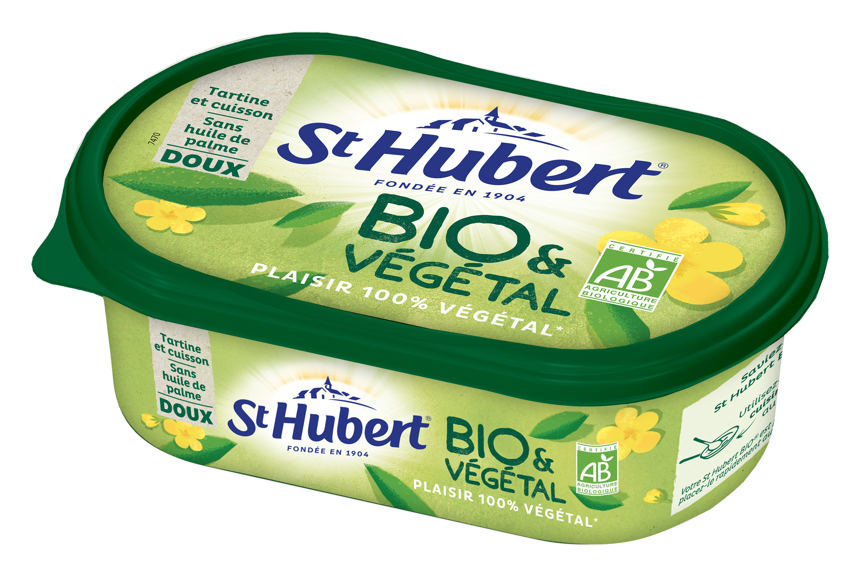 St Hubert organic mild margarine