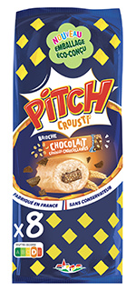 Brioche Pitch chocolat croustillant