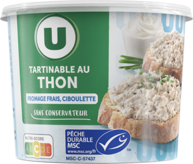 Tuna and cream cheese spread with chives U