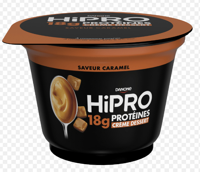 Hipro cream dessert caramel flavor