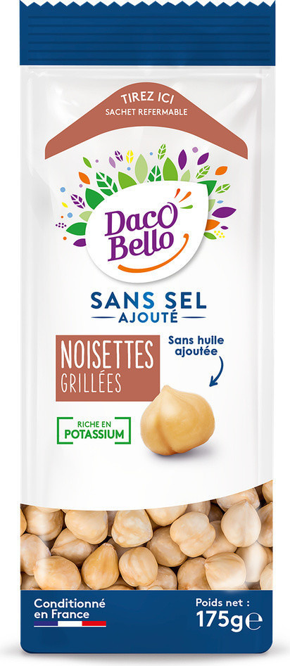 Daco Bello no-salt added roasted hazelnuts