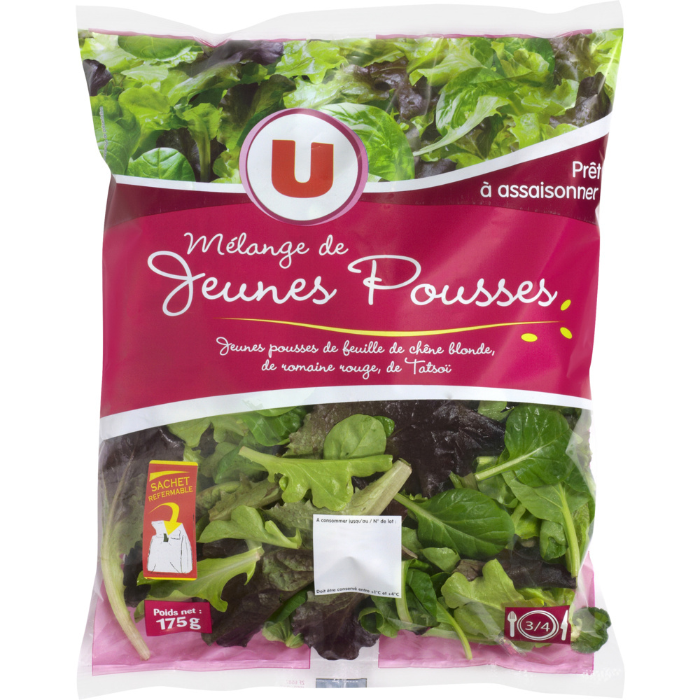 Mélange de jeunes pousses U
