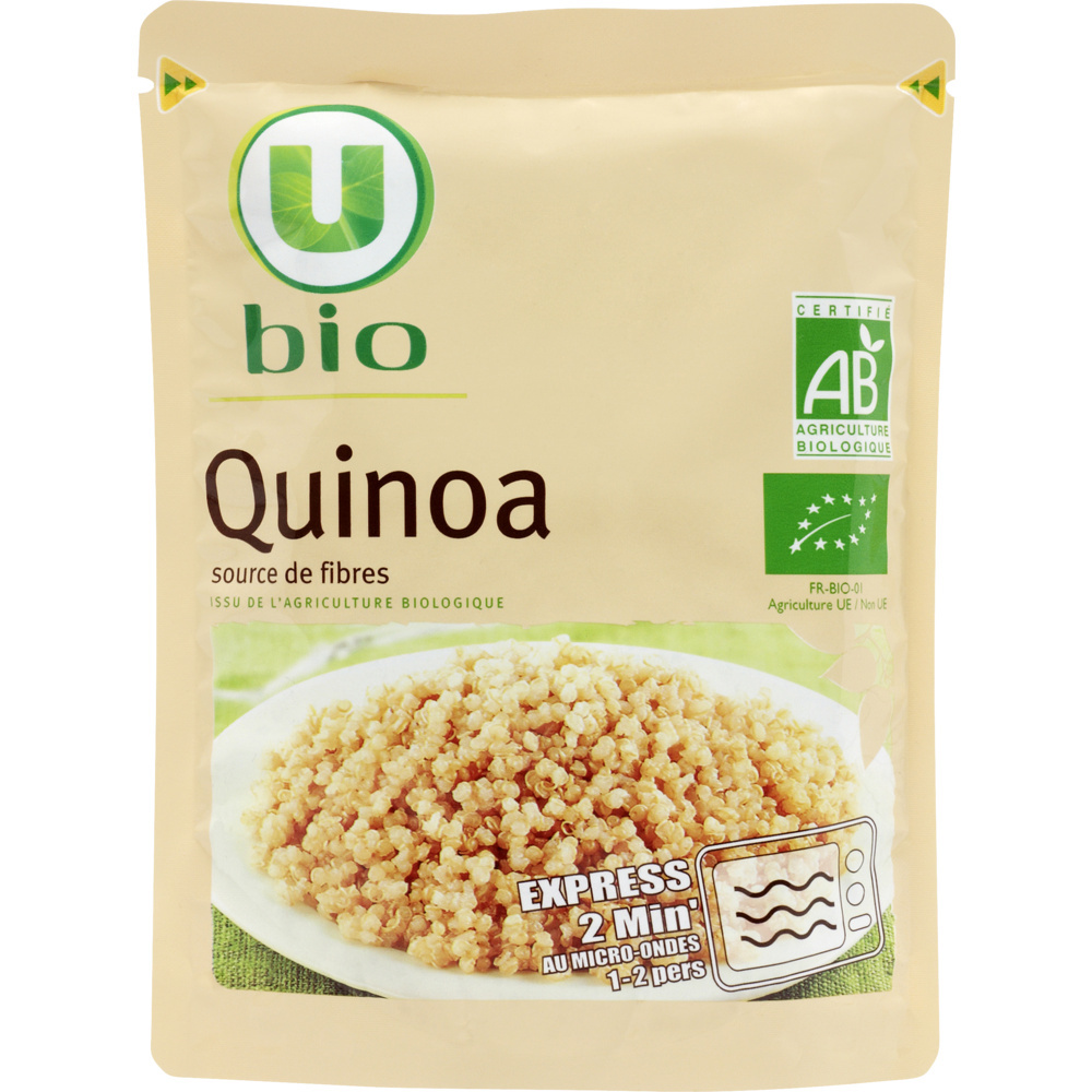 Organic microwaveable quinoa U