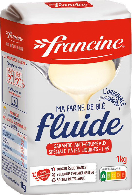 Francine Fluid wheat flour T45