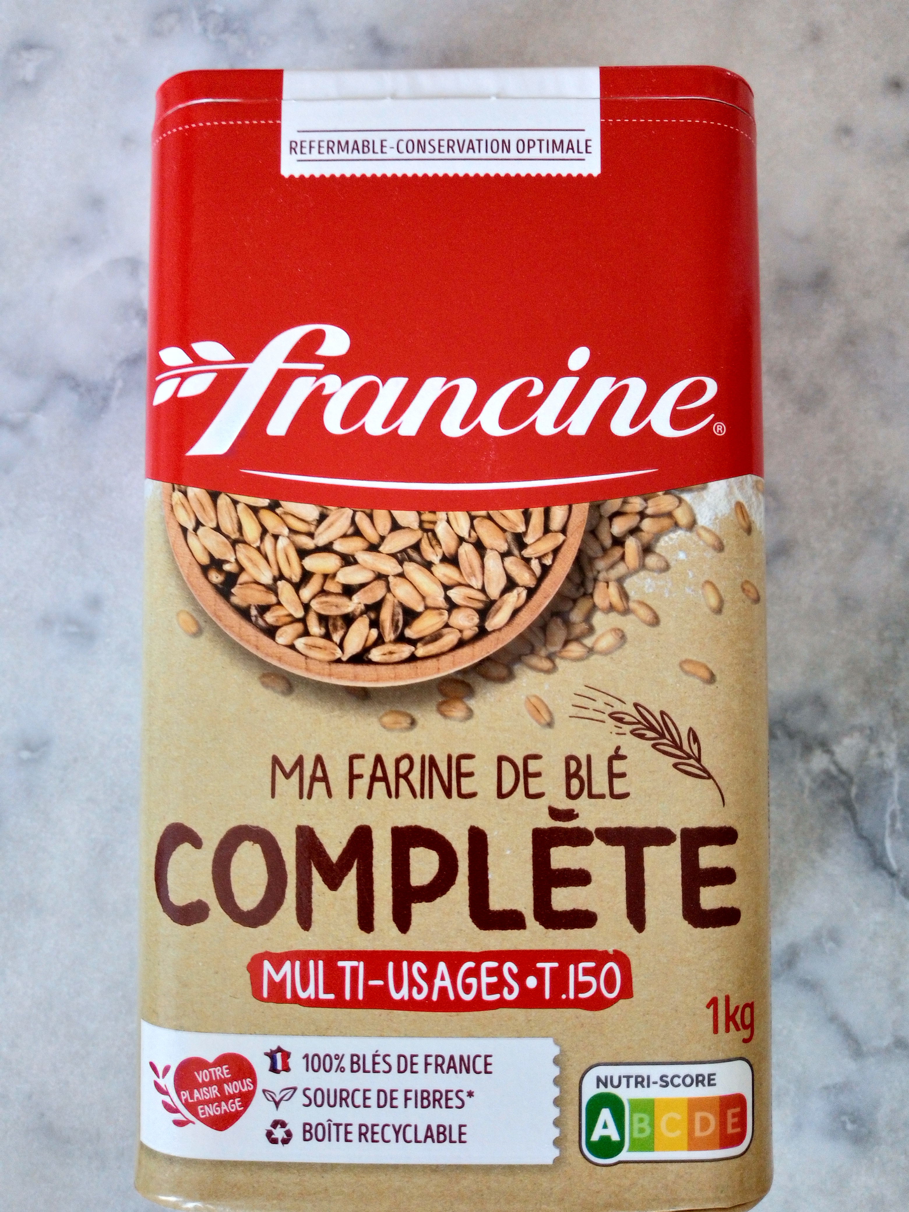 Francine whole wheat flour