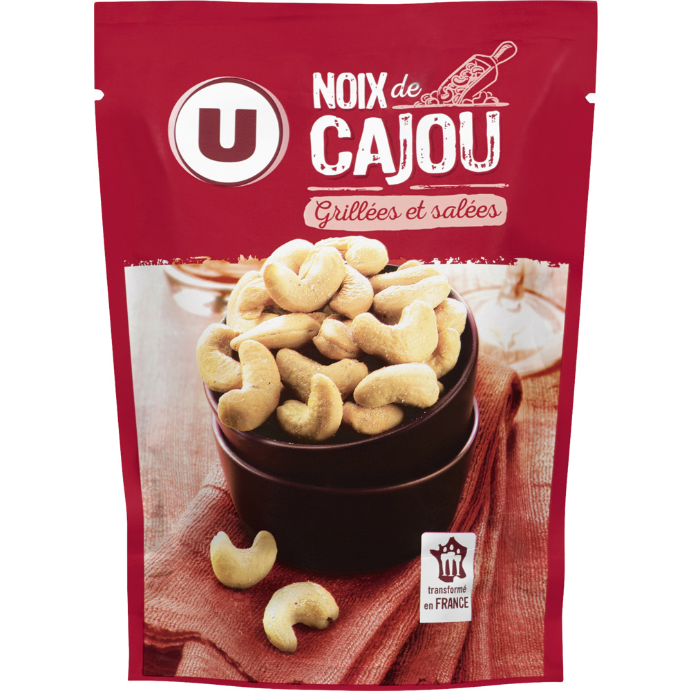 Roasted cashew nuts, salted U