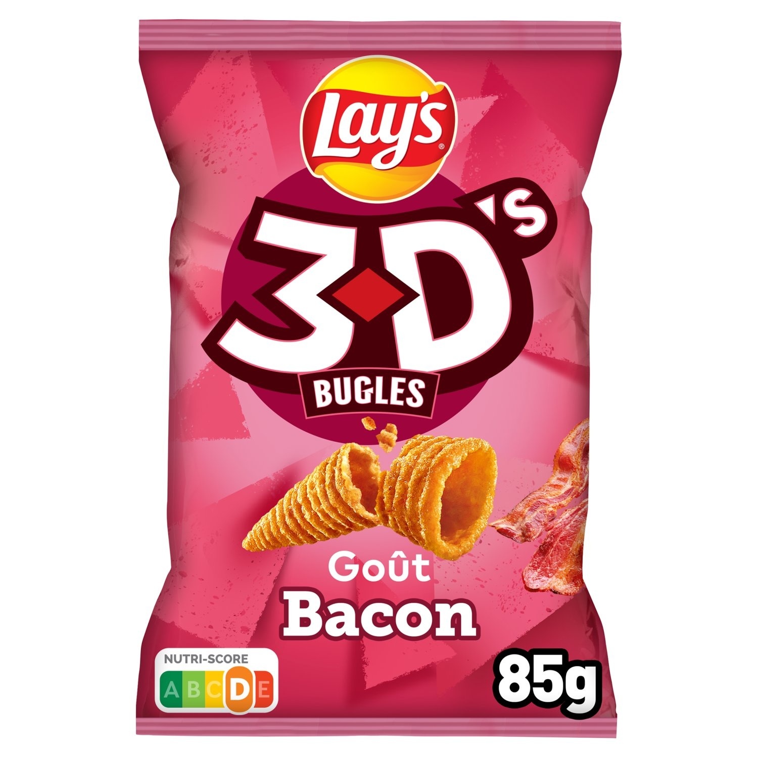 Bénénuts 3D's Bugles Taste of bacon