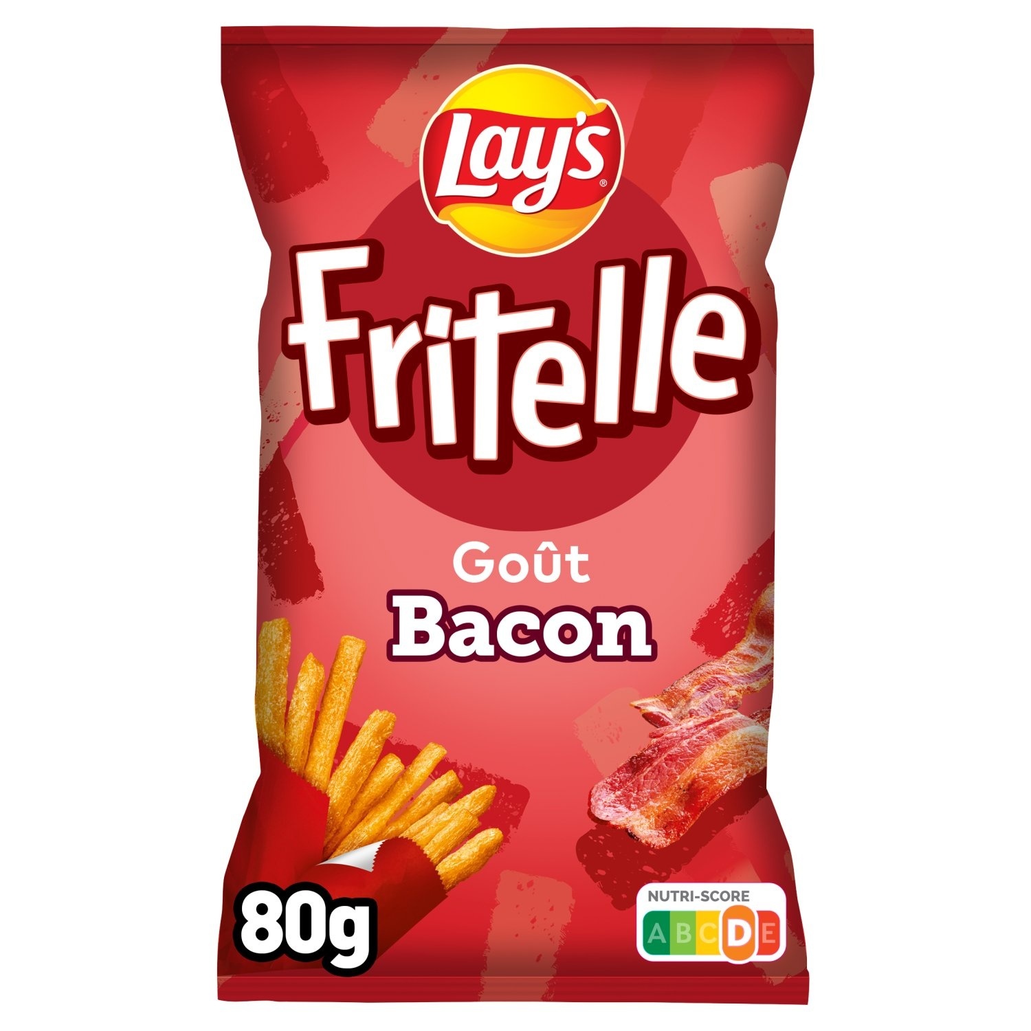 Fritelle potato chips bacon flavour