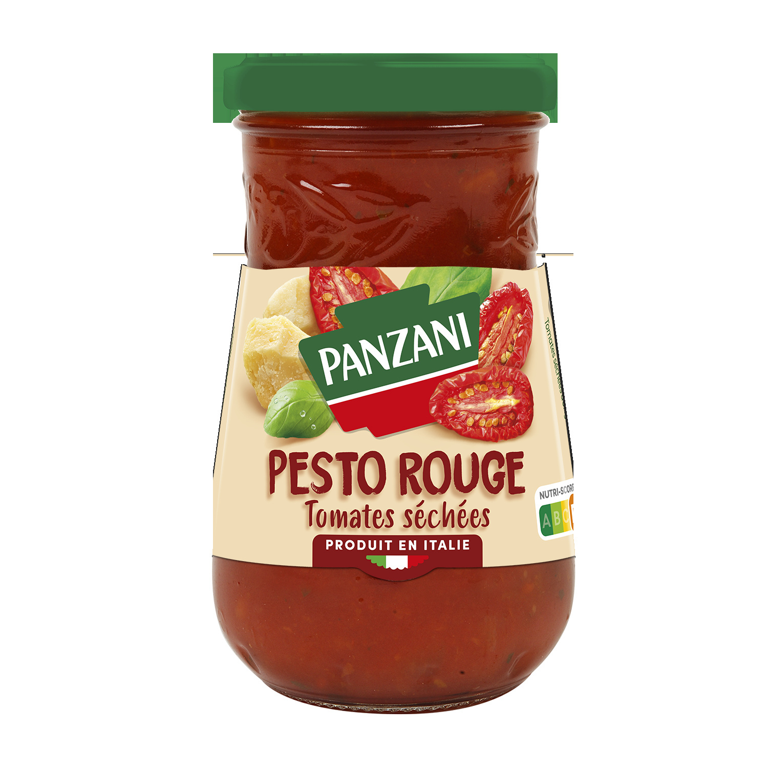 Sauce pesto rouge tomates séchées Panzani 