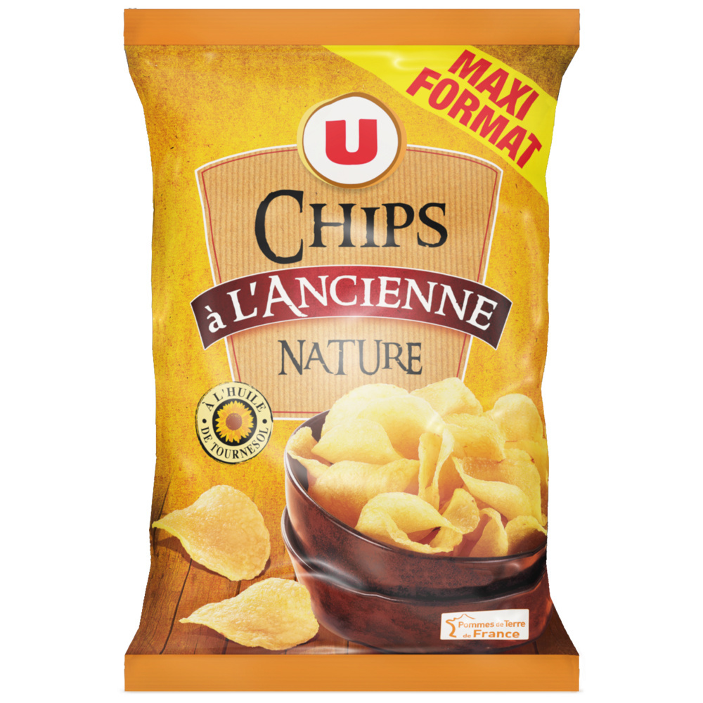 Plain old-fashioned U potato chips