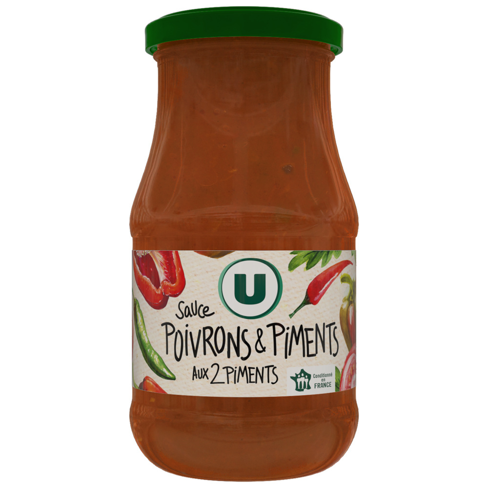Sauce tomates poivrons et piments U