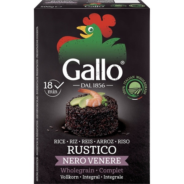 Riz noir pour Risotto Gallo